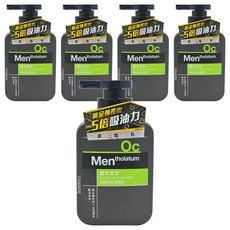 MENTHOLATUM 曼秀雷敦 男士冰振活炭潔面乳, 深層清潔 零油光, 黃金備長炭吸附油脂污垢, 添加冰涼薄荷, 150ml, 5瓶