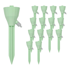 懶人自動澆水器 Set 15, PP塑料, 17.5*5CM, 米色/綠色/粉色, 1組