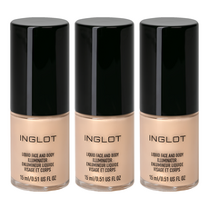 INGLOT AMC 臉部身體兩用光彩奪目打亮液 15ml, 69號, 3瓶