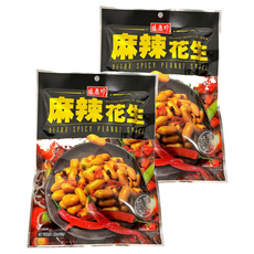 盛香珍 麻辣花生, 80g, 2包