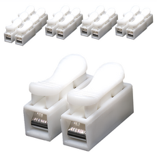2芯電源線快接端子 ETP2, 10個入, 電線快速接頭, 電源線連接器, 電工DIY必備, 10個