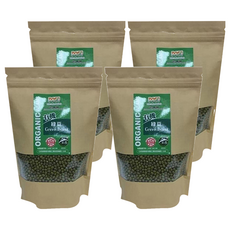 茂喜食品 有機綠豆 400公克, 適合做成飲品或甜點, 400g, 4包