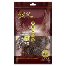 金安記 黑胡椒牛肉乾，厚透, 45g, 1包
