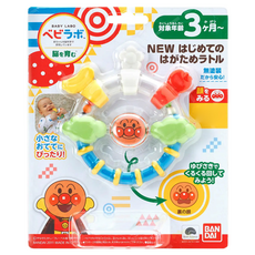 BANDAI BABY LABO ANPANMAN 麵包超人 NEW寶寶的第一個牙咬玩具，3個月起適用，無塗裝, 3個月以上, 混合色, 1個