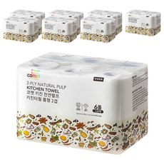 comet 捲筒式廚房紙巾 130張, 6捲, 8袋