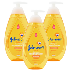 Johnson's 嬌生 嬰兒溫和洗髮露 洋甘菊淡雅香氛 500ml 敏弱肌適用, 3瓶