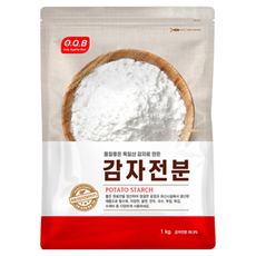 O.Q.B 太白粉，99.9%德國產馬鈴薯澱粉, 1kg, 1包