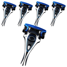 Schick 舒適牌 舒適水次元5刮鬍刀 刀架 + 刀頭 Set, 五刀片設計 玻尿酸保濕, 5組