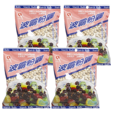 義峰食品 波霸粉圓 250公克 - 台灣製造, 250g, 4包
