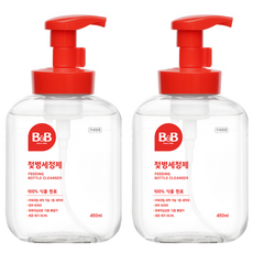 B&B 奶瓶清潔慕斯 100%食品成分 450ml, 2瓶