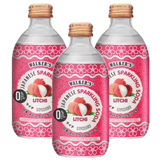WALKER'S 無糖荔枝風味氣泡飲 290毫升, 3瓶, 290ml