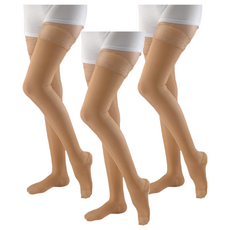 YASCO 昭惠 180D 彈性包趾大腿襪, 大腿型, S, 3雙