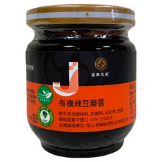 JOYSPRING 喜樂之泉 有機辣豆瓣醬, 非基因改造 有機原料 零添加, 180g, 1瓶