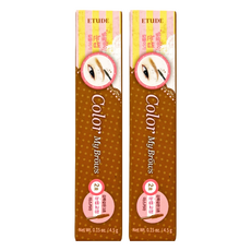 ETUDE 眉飛色舞染眉膏 4.5g, 02 Light Brown, 2支