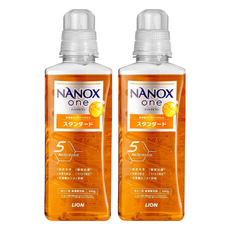 LION 獅王 NANOX one 奈米樂 洗淨超濃縮洗衣精 淨白解垢, 640g, 2瓶