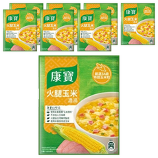 Knorr 康寶 自然原味火腿玉米濃湯, 49.7g, 8包