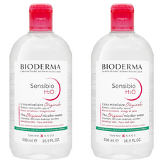 BIODERMA H2O高效潔膚液, 500ml, 2瓶