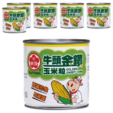 牛頭牌 金鑽玉米粒 340公克 顆粒飽滿 脆甜多汁, 340g, 6罐