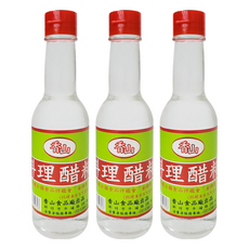 香山 料理醋精，40%以上酸度，240毫升，台灣原產, 240ml, 3瓶