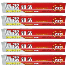 好潔 鋁箔 適用於食品包裝, 30cm, 22.8m, 5盒