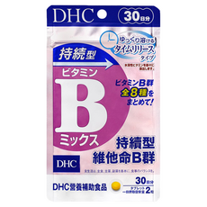 DHC 持續型維他命B群, 緩釋配方，含8種維生素B，30日份, 13.8g, 60顆, 1包