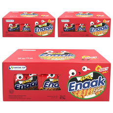 GEMEZ Enaak 韓式小雞麵 Set, Extra Spicy Level 1, 點心麵首選, 672g, 3盒