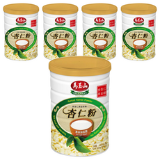 馬玉山 杏仁粉, 無添加蔗糖, 純杏仁原豆研磨, 450g, 5罐