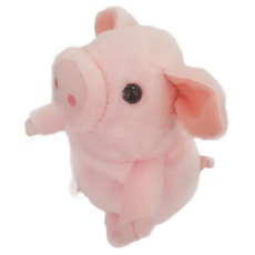 미미크리펫 따라쟁이 피그 / 말을 따라하는 인형, 9cm, 1개 미크리펫 따라쟁이 피그 / 말을 따라하는 인형