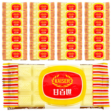 KAISER 甘百世 白巧克力糖, 小包裝好吃又方便, 30g, 100片
