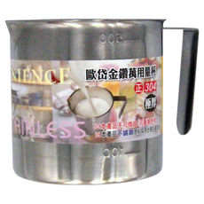 歐岱 金鑽萬用量杯, 正304不銹鋼, 滿容量500 C.C., S-372, 500ml, 1個