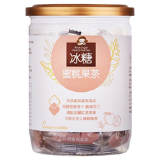 Medolly 蜜思朵 冰糖蜜桃果茶, 204克±4.5%, 台灣製, 17g, 12入, 1罐