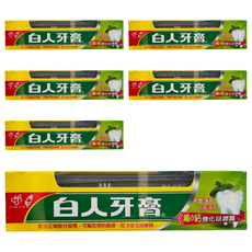 T.KI 白人 牙膏特特號160g 3條+牙刷3支組 (顏色隨機), 160g, 2組