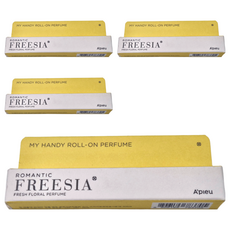 A'pieu 隨身滾珠香水 FREESIA 小蒼蘭, 9.5ml 便攜式香水, 4個