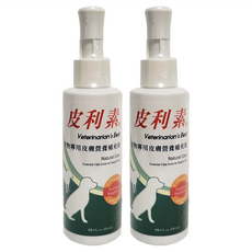 Veterinarian's Best 巔峰 皮利素 寵物專用皮膚營養補充液, Natural Care, 含Omega-3, Omega-6, 皮膚/毛髮, 魚油, 2瓶