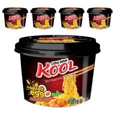 CUNG DINH KOOL 鹹蛋黃乾拌碗麵，原味鹹香，方便美味, 5入