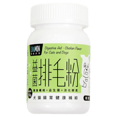 LitoMON 怪獸部落 益菌排毛粉 5個月以上犬貓 50g, 皮膚/皮毛+腸道健康, 1罐