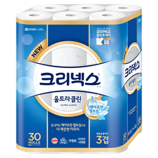 Kleenex 舒潔 三層極致潔淨捲筒衛生紙, 27m, 30捲, 1袋