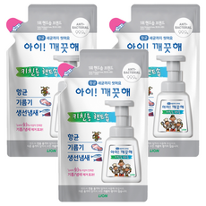 LION 獅王 趣淨 Ai! Kekute 趣淨廚房專用洗手慕斯補充包, 200ml, 3包