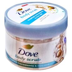 Dove 多芬 身體磨砂膏 澳洲堅果+米奶 10.5oz/298g, 1罐