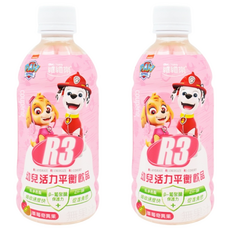 維維樂 R3 幼兒活力平衡飲, 草莓奇異果口味, 350ml, 補充水分電解質, 添加葡聚醣和鋅, 2瓶