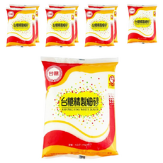 台糖 精製細砂糖, 甜度適中, 品質優良, 1kg, 8包