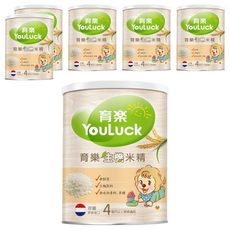 YouLuck 育樂 有機米精, 無麩質, 有機原料, 無添加香料、蔗糖, 250g, 6罐