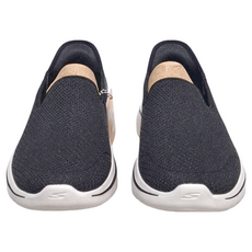 SKECHERS 瞬穿系列 GO WALK ARCH FIT 2.0 寬楦款 女鞋 - DELARA 黑色/白色, 8