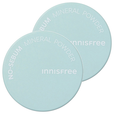 INNISFREE 無油無慮礦物控油蜜粉, 吸附多餘油脂, 使肌膚更加透明自然, 定妝必備, 2個