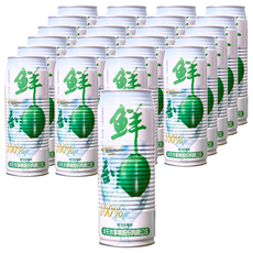半天水 鮮剖椰汁 含果肉 520毫升 24瓶, 520ml, 24罐