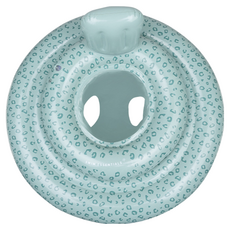 SWIM ESSENTIALS 荷蘭嬰幼兒充氣坐式泳圈, Green Leopard 綠色小花豹, 1個