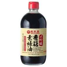 萬家香 大吟釀香菇素蠔油, 不添加焦糖色素，保證品質純正, 510g, 1瓶