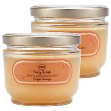 SABON 全新升級 身體磨砂膏 西西里柑橘, 600g, 2罐