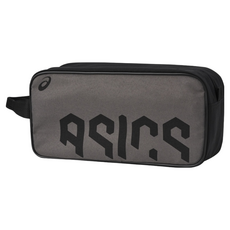 ASICS 亞瑟士 鞋袋, 100%聚酯纖維, 尺寸OS, OS, 黑灰色, 1個