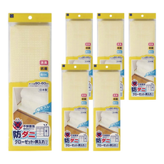 KOKUBO 小久保工業所 防蹣蟲衣櫥/壁櫥墊, 抗菌防蟲消滅異味，讓您穿衣更舒適, 90 x 60cm, 6個